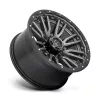   Alloy Wheel 20x10 ET-18 8x180 D680 Rebel Matte GUN Metal Black Bead Ring Fuel
