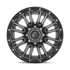   Alloy Wheel 20x10 ET-18 8x180 D680 Rebel Matte GUN Metal Black Bead Ring Fuel