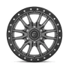   Alloy Wheel 20x9 ET1 8x170 D680 Rebel Matte GUN Metal Black Bead Ring Fuel