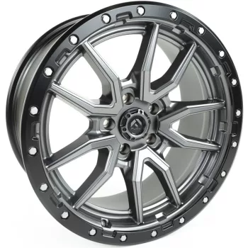   Alloy Wheel 20x9 ET20 5x127 D680 Rebel 5 Anthracite Gun Metal/Black Ring Fuel