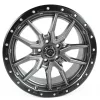   Alloy Wheel 20x9 ET20 5x127 D680 Rebel 5 Anthracite Gun Metal/Black Ring Fuel