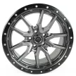 Alloy Wheel 20x9 ET20 5x127 D680 Rebel 5 Anthracite Gun Metal/Black Ring Fuel