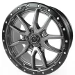 Alloy Wheel 20x9 ET20 5x127 D680 Rebel 5 Anthracite Gun Metal/Black Ring Fuel