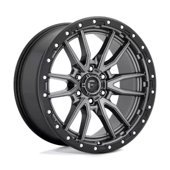   Alloy Wheel 20x9 ET20 6x135 D680 Rebel Matte GUN Metal Black Bead Ring Fuel