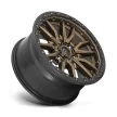 Alloy Wheel 18x9 ET-12 6x139.7 D681 Rebel Matte Bronze Black Bead Ring Fuel