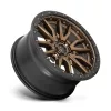   Alloy Wheel 20x9 ET20 6x139,7 D681 Rebel Matte Bronze Black Bead Ring Fuel