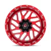   Alloy Wheel 20x10 ET-18 5x114.3/5x127 D691 Triton Candy RED Milled Fuel