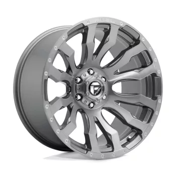   Alloy Wheel 22x10 ET-18 6x139,7 D693 Blitz Brushed GUN Metal Tinted Clear Fuel
