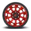   Alloy Wheel 18x9 ET-12 5x127 D695 Covert Candy RED Black Bead Ring Fuel