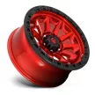 Alloy Wheel 18x9 ET1 5x127 D695 Covert Candy RED Black Bead Ring Fuel