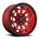 Alloy Wheel 18x9 ET20 5x127 D695 Covert Candy RED Black Bead Ring Fuel