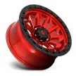 Alloy Wheel 18x9 ET20 6x139,7 D695 Covert Candy RED Black Bead Ring Fuel