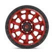 Alloy Wheel 18x9 ET1 6x135 D695 Covert Candy RED Black Bead Ring Fuel