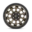 Alloy Wheel 15x8 ET-19 6x139.7 D696 Covert Matte Bronze Black Bead Ring Fuel