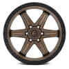   Alloy Wheel 17x9 ET1 6x139,7 D699 Kicker 6 Matte Bronze Black Bead Ring Fuel