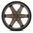 Alloy Wheel 17x9 ET1 6x139,7 D699 Kicker 6 Matte Bronze Black Bead Ring Fuel