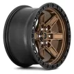 Alloy Wheel 17x9 ET1 6x139,7 D699 Kicker 6 Matte Bronze Black Bead Ring Fuel