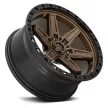 Alloy Wheel 17x9 ET1 6x139,7 D699 Kicker 6 Matte Bronze Black Bead Ring Fuel