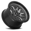 Alloy Wheel 18x9 ET20 5x127 D701 Ammo Matte Gun Metal/Black Bead Ring Fuel