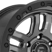 Alloy Wheel 18x9 ET20 5x127 D701 Ammo Matte Gun Metal/Black Bead Ring Fuel