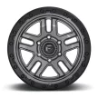 Alloy Wheel 18x9 ET-12 6x139,7 D701 Ammo Matte GUN Metal Black Bead Ring Fuel