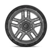 Alloy Wheel 20x9 ET1 6x139.7 D701 Ammo Matte GUN Metal Black Bead Ring Fuel