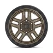 Alloy Wheel 20x9 ET1 6x139.7 D702 Ammo Matte Bronze Black Bead Ring Fuel