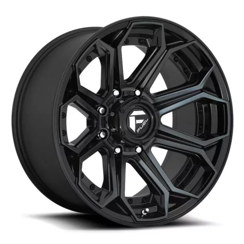 Alloy Wheel 22x10 ET-18 8x165.1 D704 Siege Gloss Machined Double Dark Tint Fuel