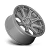   Alloy Wheel 20x9 ET20 6x135 D705 Siege Brushed GUN Metal Tinted Clear Fuel