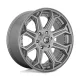 Alloy Wheel 22x10 ET-18 6x139,7 D705 Siege Brushed GUN Metal Tinted Clear Fuel