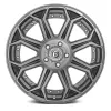   Alloy Wheel 22x12 ET-44 6x139,7 D705 Siege Brushed Gun Metal Tinted Clear Fuel