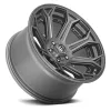   Alloy Wheel 22x12 ET-44 6x139,7 D705 Siege Brushed Gun Metal Tinted Clear Fuel
