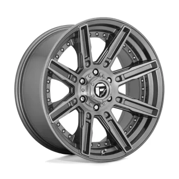   Alloy Wheel 20x10 ET-18 6x135 D710 Rogue Platinum Brushed GUN Metal Tinted Clear Fuel