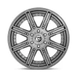 Alloy Wheel 20x9 ET1 5x127 D710 Rogue Platinum Brushed GUN Metal Tinted Clear Fuel