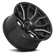 Alloy Wheel 20x9 ET1 5x127/5x139.7 D711 Rage Gloss Black Milled Fuel