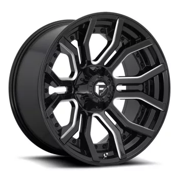   Alloy Wheel 20x9 ET1 6x135/6x139,7 D711 Rage Gloss Black Milled Fuel