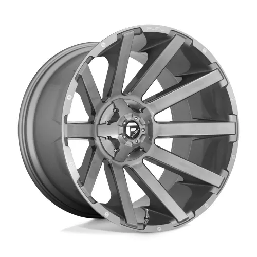 Alloy Wheel 20x10 ET-18 8x165.1 D714 Contra Platinum Brushed GUN Metal Tinted Clear Fuel
