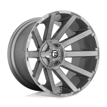   Alloy Wheel 20x9 ET19 6x135/6x139,7 D714 Contra Platinum Brushed GUN Metal Tinted Clear Fuel