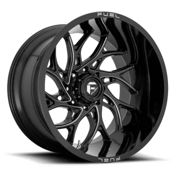   Alloy Wheel 22x10 ET-18 6x139,7 D741 Runner Gloss Black Milled Fuel