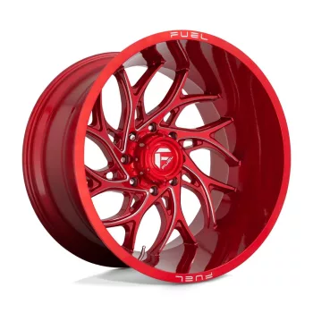   Alloy Wheel 22x10 ET-18 6x139,7 D742 Runner Candy RED Milled Fuel