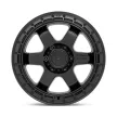 Alloy Wheel 18x9 ET20 5x127 D750 Block Matte Black W/ Black Ring Fuel