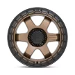 Alloy Wheel 18x9 ET-12 5x127 D751 Block Matte Bronze W/ Black Ring Fuel