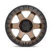 Alloy Wheel 18x9 ET-12 6x139,7 D751 Block Matte Bronze W/ Black Ring Fuel