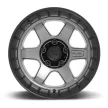 Alloy Wheel 17x9 ET1 5x127 D752 Block Matte Gunmetal W/ Black Ring Fuel