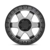   Alloy Wheel 18x9 ET-12 5x127 D752 Block Matte Gunmetal W/ Black Ring Fuel