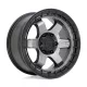Alloy Wheel 18x9 ET20 5x127 D752 Block Matte Gunmetal W/ Black Ring Fuel
