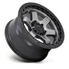   Alloy Wheel 18x9 ET20 5x127 D752 Block Matte Gunmetal W/ Black Ring Fuel