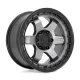 Alloy Wheel 18x9 ET-12 6x139,7 D752 Block Matte Gunmetal W/ Black Ring Fuel