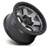   Alloy Wheel 18x9 ET-12 6x139,7 D752 Block Matte Gunmetal W/ Black Ring Fuel