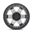 Alloy Wheel 18x9 ET-12 6x139,7 D752 Block Matte Gunmetal W/ Black Ring Fuel